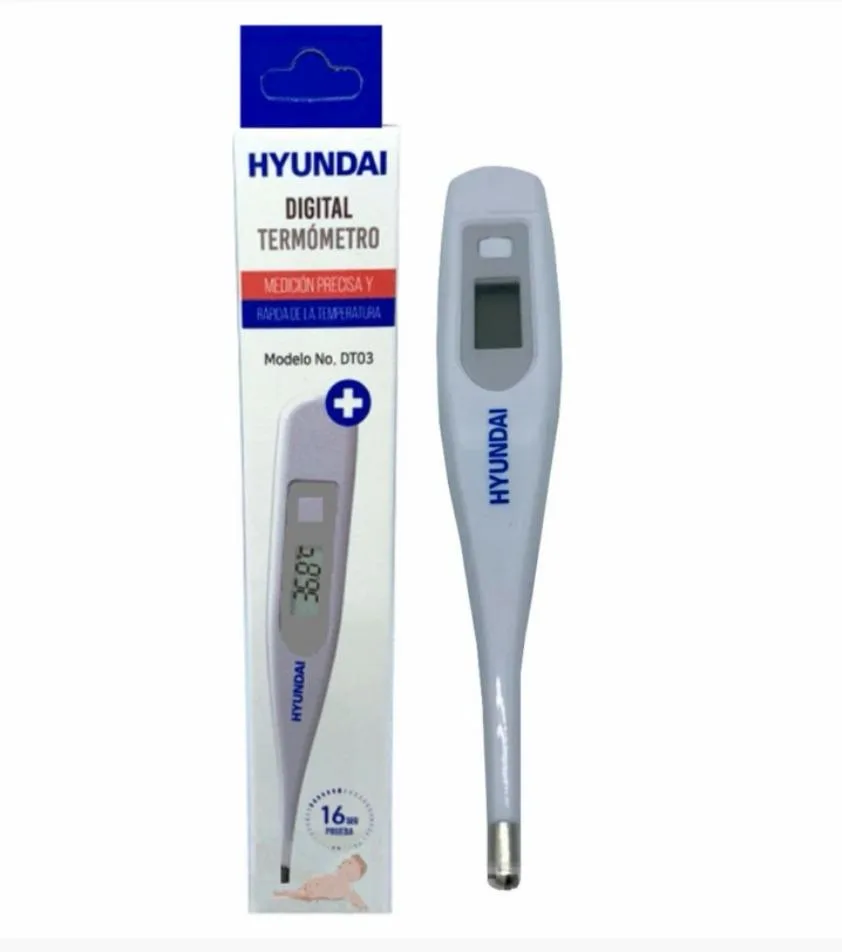 Termómetro digital Hyundai DT03 — Monitoreo y bienestar · Hyundai