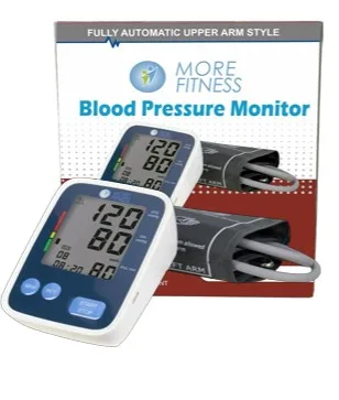 Tensiometro Digital MF 641D — Monitoreo y bienestar · More-Fitness